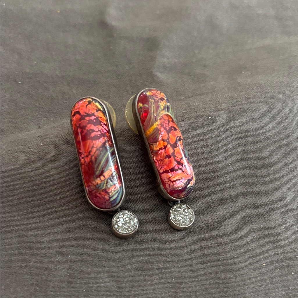 Sterling And Stone Earrings